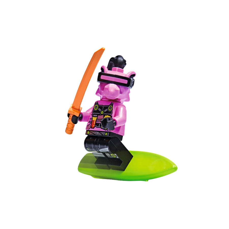 LEGO Phantom Ninja Collection Richie Comes With Episode 42 Magazine Equipped With Samurai Sword+Floating Skateboard