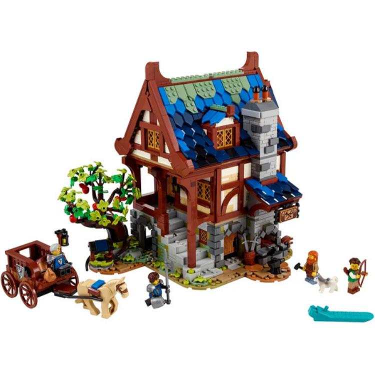 LEGO LEGO IDEAS Medieval Blacksmith Shop Building Blocks 2001 5000pcs 21325