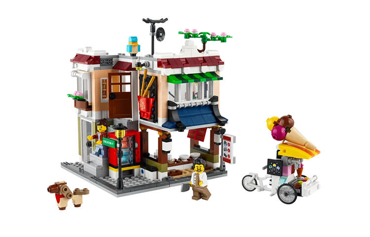 LEGO Creator 3 in 1 City Center Face Salon Intelligence/Brain Training Plastic Building Blocks 569pcs 31131