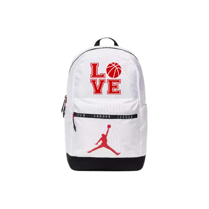 Jordan Jordan Polyester Backpack Unisex White