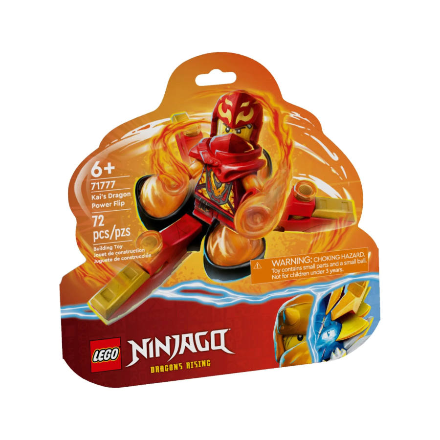 LEGO Ninjago Characters Kai's Dragon Power Phantom Flip Rotation Building Blocks 72pcs 71777