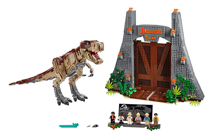 LEGO Jurassic World Collection Outrageous Tyrannosaurus Rex Building Blocks 2001 5000pcs 75936