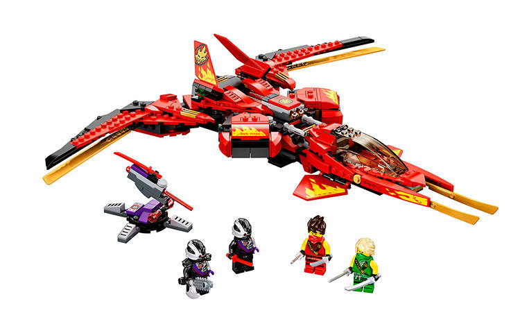 LEGO LEGO Phantom Ninja Collection Kai's Fighter Plastic Building Blocks 301 600pcs 71704