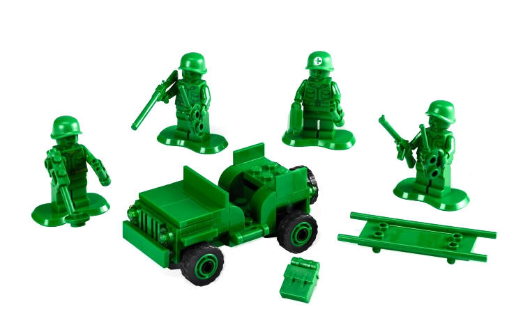 LEGO Disney Collection Toy Story Characters Little Green Soldier Intelligence/Brain Training Building Blocks 90pcs 7595