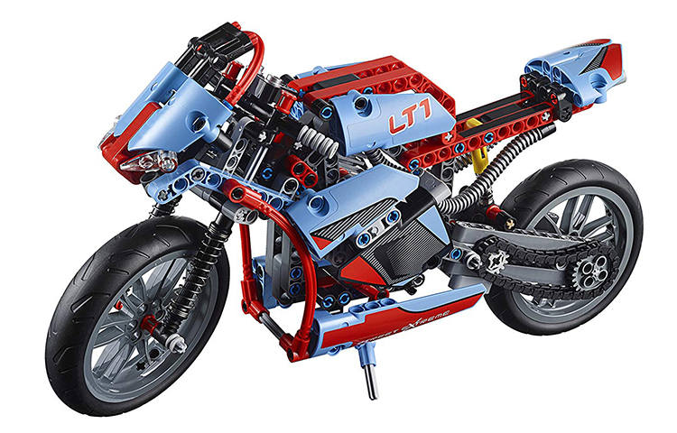 LEGO Technology Mechanical Set Street Motorcycle Building Blocks 301 600pcs 42036