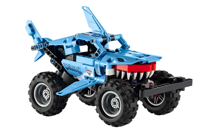 LEGO Technology Mechanical Set Monster Jam Megalodon Shark Truck Building Blocks 260pcs 42134