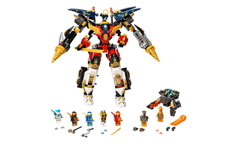 LEGO LEGO Phantom Ninja Collection Ninja Super Combination Mecha Building Blocks 1104pcs 71765