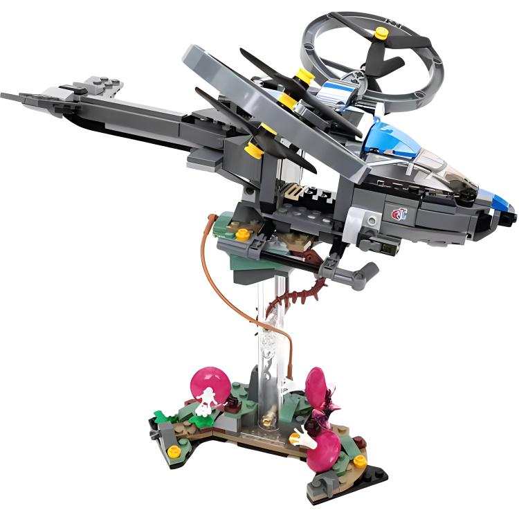 LEGO LEGO Floating Mountain, Location No. 26 With RDA Samson Crane Plastic Building Blocks 887pcs 75573
