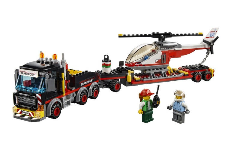LEGO City Collection Heavy Helicopter Transport Vehicle, Assembly Building Blocks 301 600pcs 60183