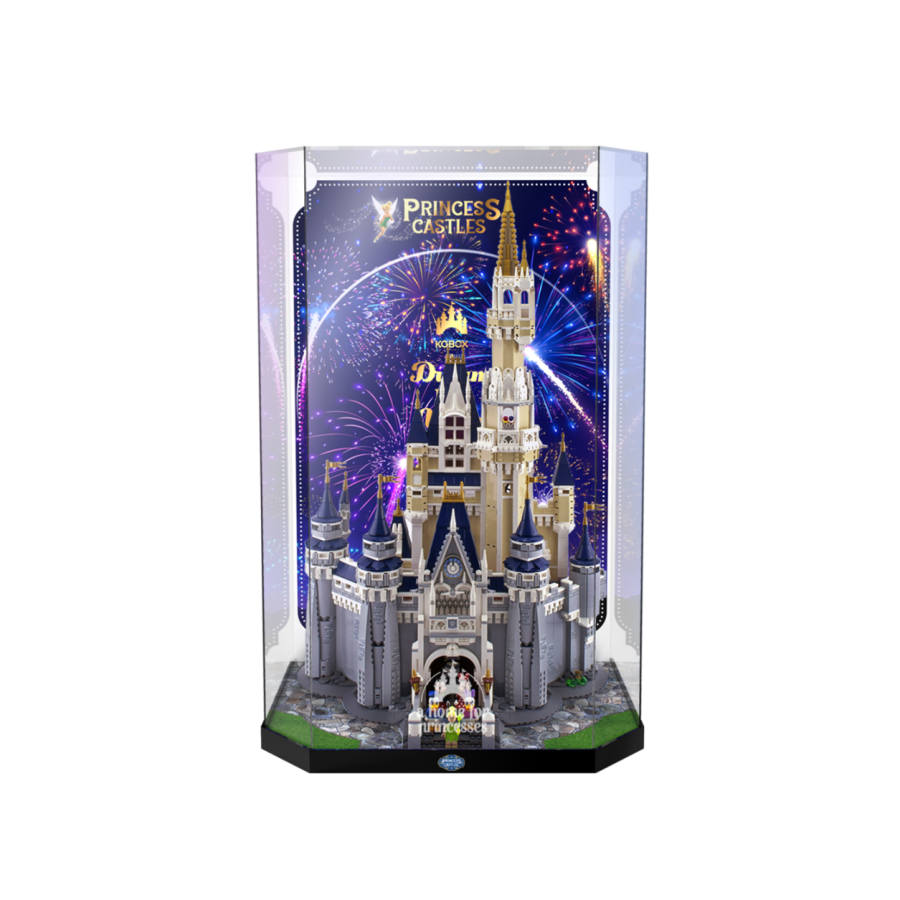 LEGO Disney/Little Dingdang Disneyland Castle Building Blocks 0 300pcs 71040 Display Case B