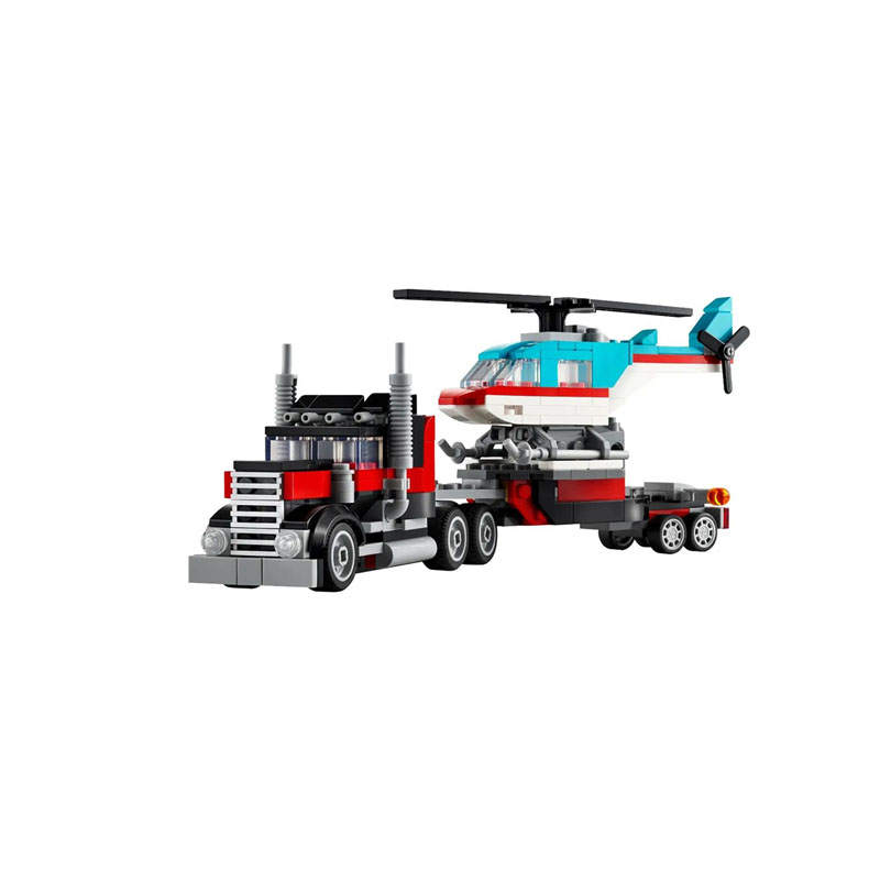 LEGO Creator 3 in 1 Helicopter Flat Transport Vehicle Building Blocks 270pcs 31146 1