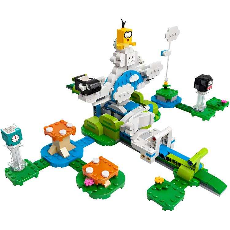 LEGO Super Mario Ball Game Sky World Expansion Levels Plastic Building Blocks 301 600pcs 71389