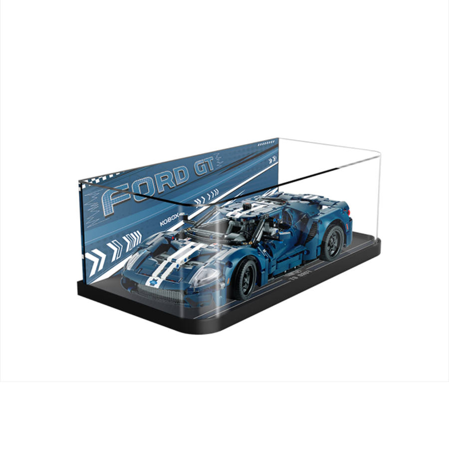 LEGO Ford GT & Curved Unibody Building Blocks 1468pcs 42154 Display Case 1