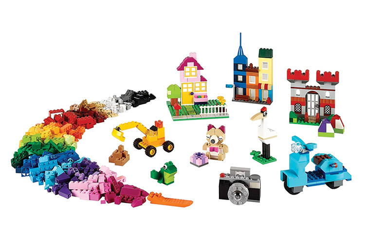 LEGO Classic Collection Large Size Accumulation Wooden Box Building Blocks 301 600pcs 10698