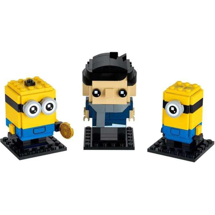 LEGO Minions BrickHeadz Groot, Stewart, And Odo, Limited Edition Building Blocks 0 300pcs 40420