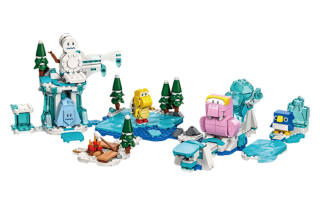 LEGO Super Mario Sea Elephant Icy Snow Adventure Plastic Building Blocks 301 600pcs 71417
