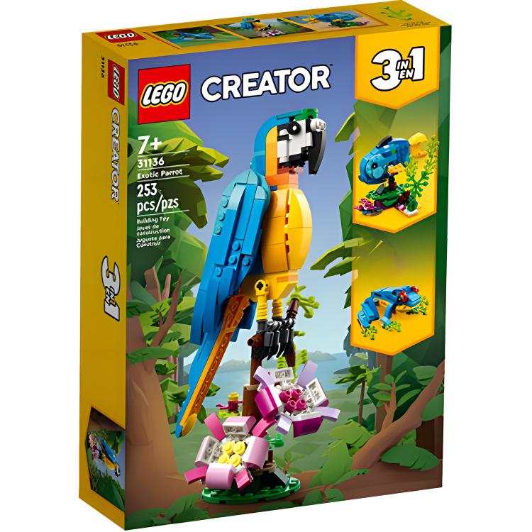 LEGO LEGO Exotic Parrot Building Blocks 31136