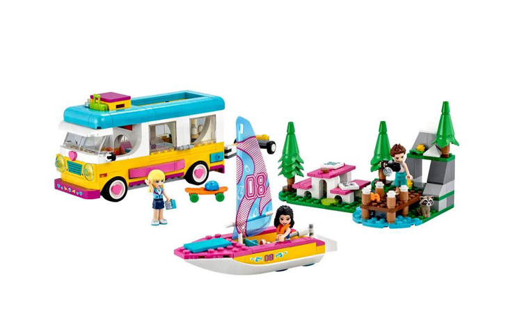 LEGO LEGO Friends Forest Camper Van And Sailboat Set 41681