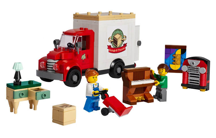 LEGO City Collection Moving Truck Building Blocks 301 Pcs 40586