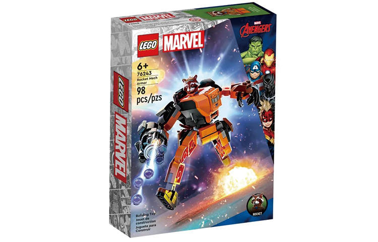 LEGO LEGO Rocket Mech Armor Building Blocks 76243