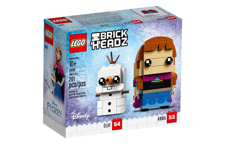 LEGO BrickHeadz, Anna And Olaf Plastic Building Blocks 0 300pcs 41618