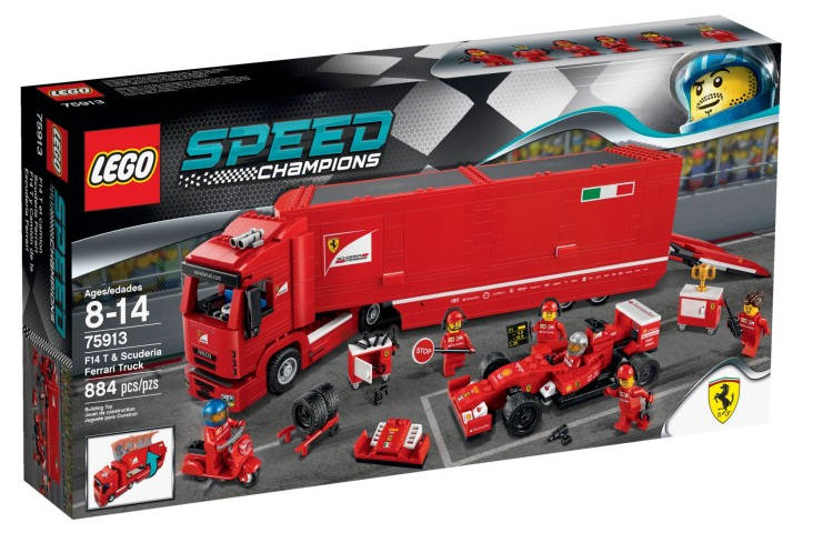 LEGO Super Racing Collection F14T And Scuderia Ferrari Truck Building Blocks 601 1000 75913