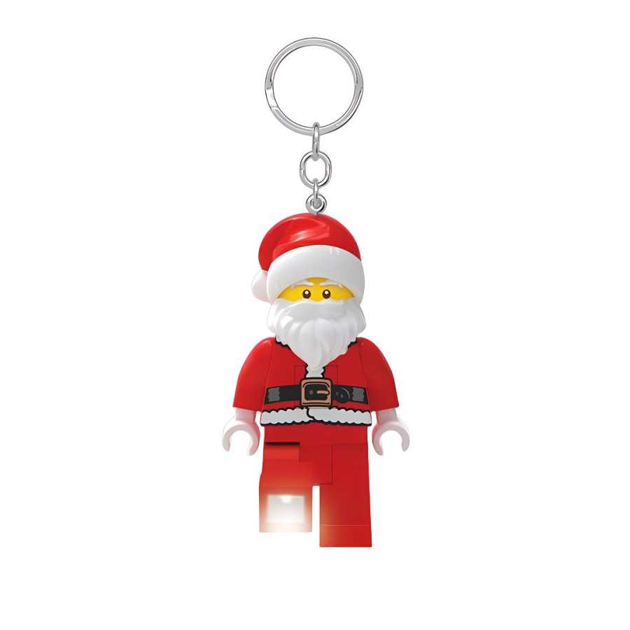 LEGO Santa Claus LED Light Keychain Building Blocks 1 LGL KE189H
