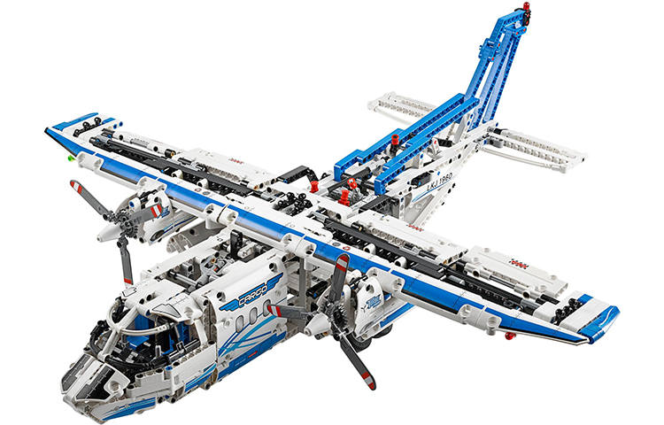 LEGO LEGO Technology Mechanical Set Freight Plane Building Blocks 1297pcs 42025