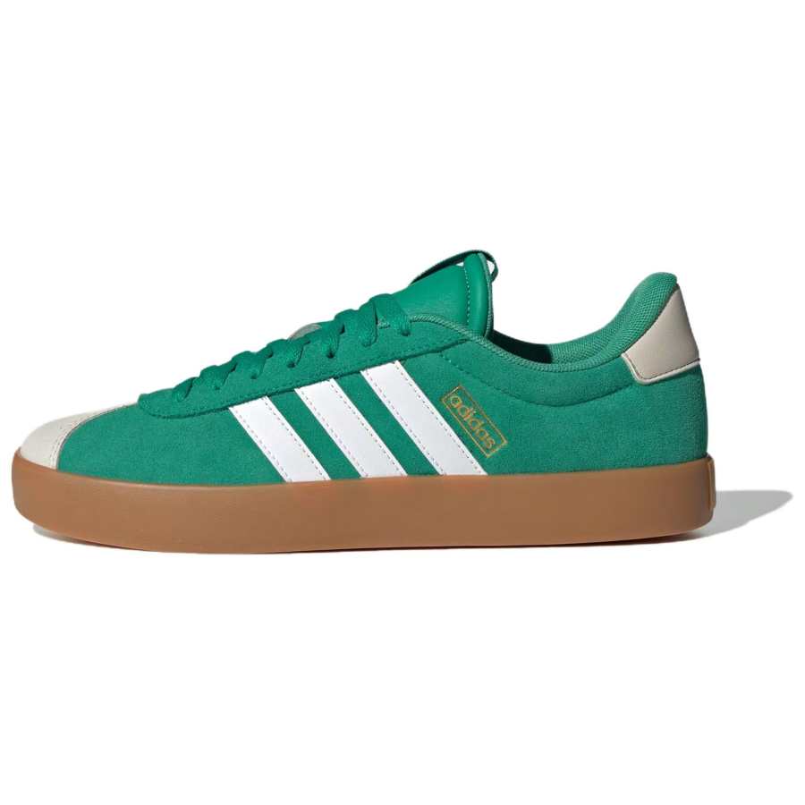 Adidas Adidas VL COURT 3.0 Slip Resistant Abrasion Resistant Low top Skateboard Shoes Unisex Green