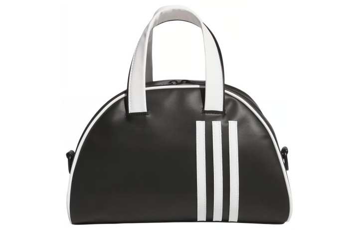 Adidas Adidas Polyurethane, Artificial Leather Handbag Women's Black & White