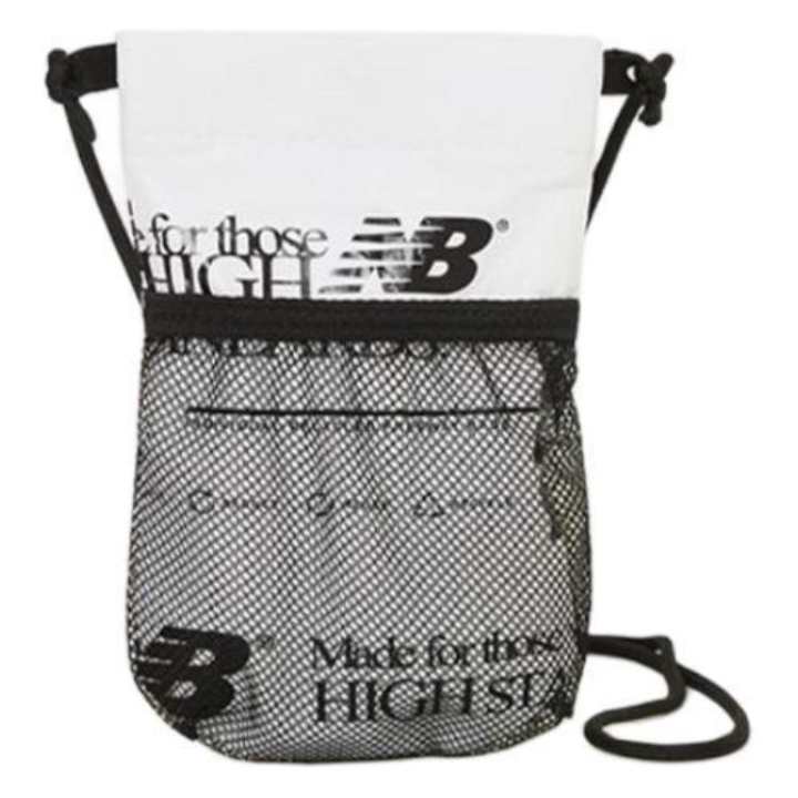 New Balance New Balance Polyester Shoulder Bag, Crossbody Bag Mini Unisex White