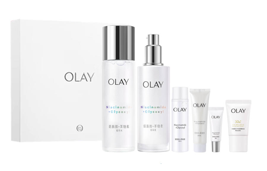 OLAY First Generation Ultra Resistant Whitening Lotion Skincare Set Cleansing Edition