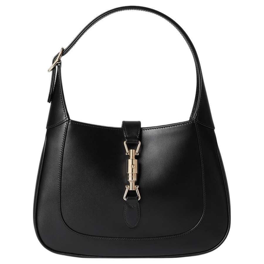 GUCCI Jackie 1961 Leather Handbag, Shoulder Bag Small Women's Black