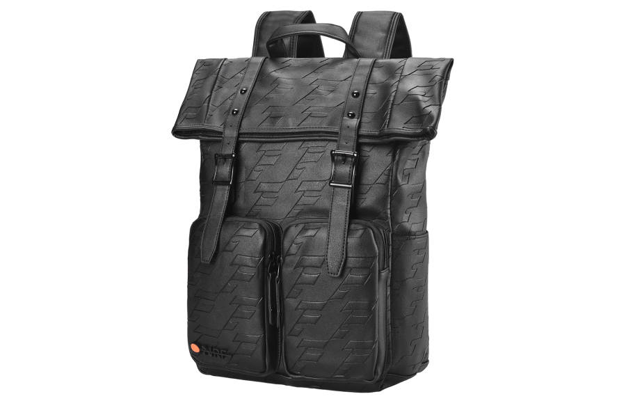 ONRF ONRF PVC Backpack Laptop Bag Large Unisex Black