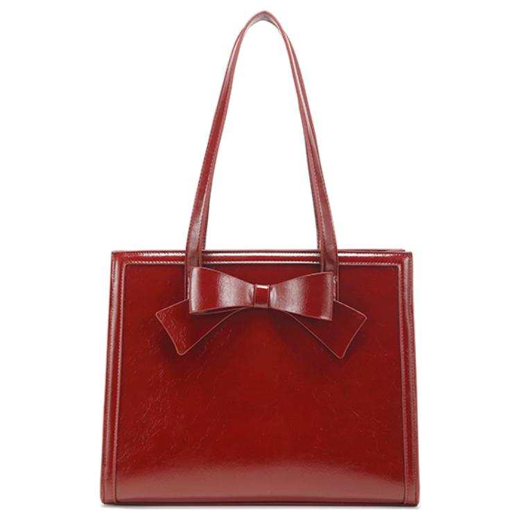 PAYOT PAYOT Microfiber Synthetic Leather Shoulder Bag Regular Women's Burgundy