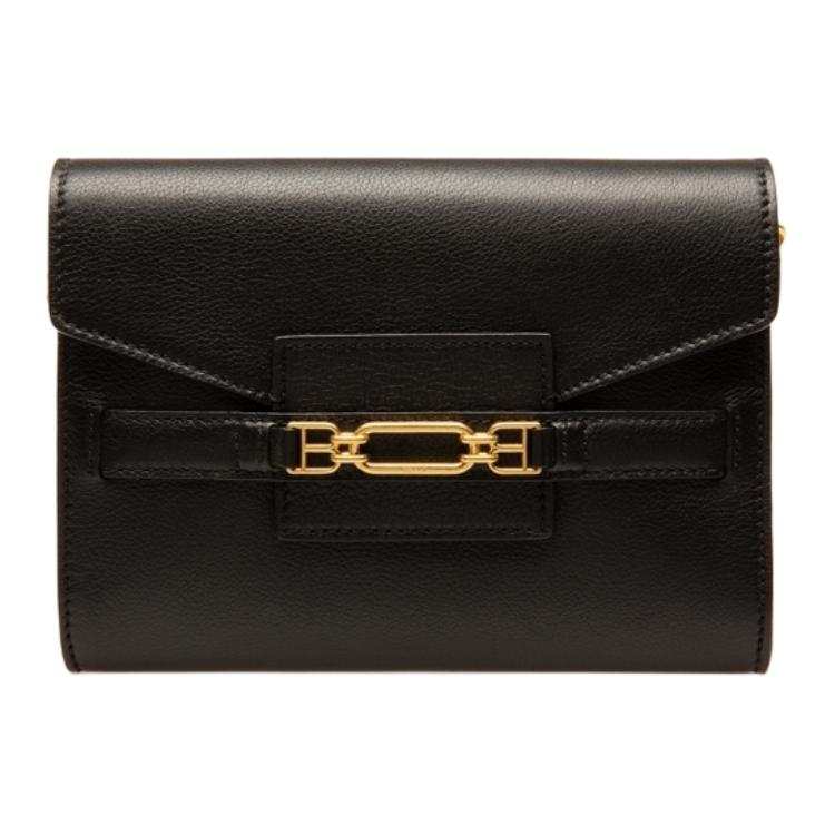 BALLY VISSI Grain Cow Leather Cow Leather Shoulder Bag, Crossbody Bag Mini Women's Black