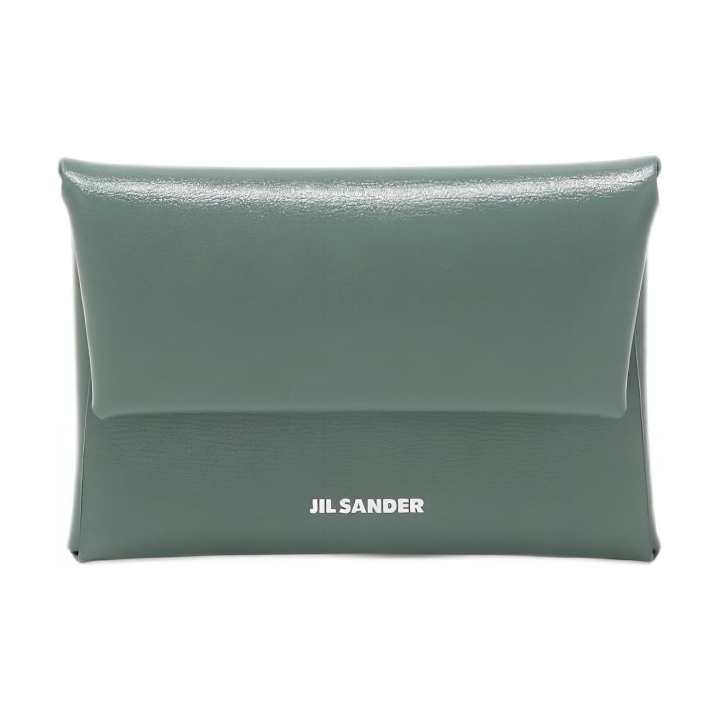 JIL SANDER JIL SANDER Calfskin Coin Purse Women's Dark Green