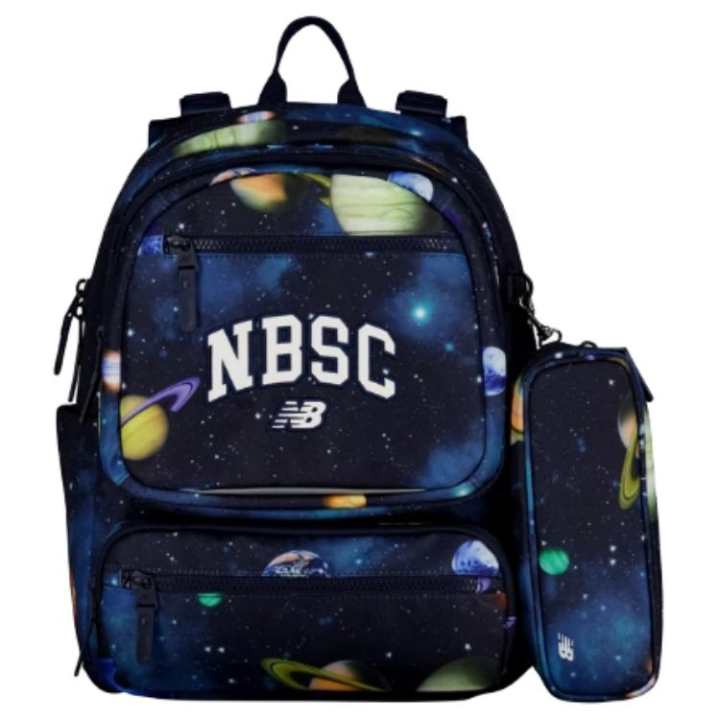 New Balance New Balance Fabric Backpack Regular Kids' Black & Blue