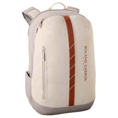 Wilson Zip Closure Backpack Unisex Cream
