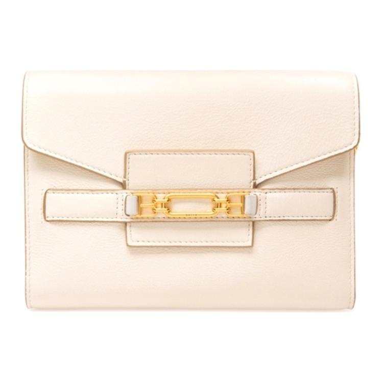 BALLY VISSI Cow Leather Shoulder Bag, Crossbody Bag Mini Women's Milk White