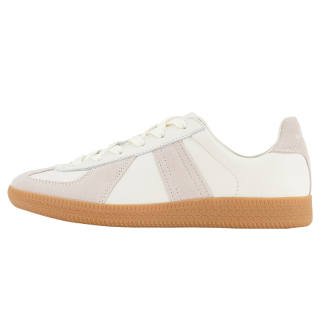 Norman Walsh Cow Leather Cushioning Low top Skateboard Shoes Unisex Beige Pink
