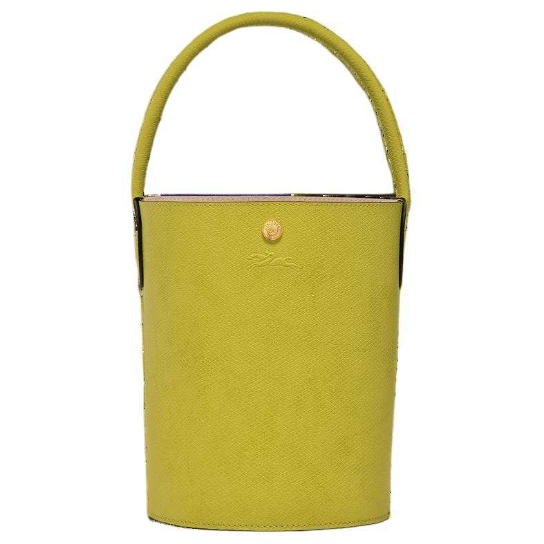 LONGCHAMP LONGCHAMP Épure Logo Embossed Small Bucket Bag
