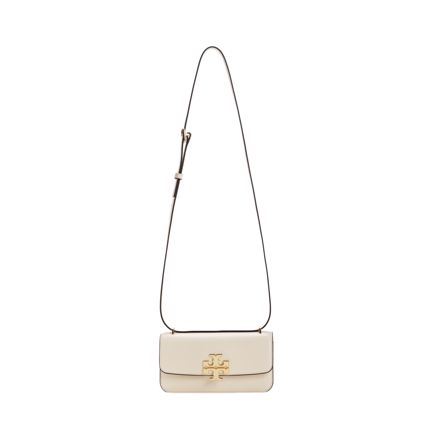 TORY BURCH Eleanor Calfskin Shoulder Bag, Crossbody Bag Small Women's New Cream