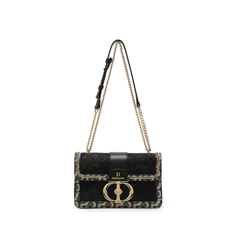 SEPTWOLVES Pu Crossbody Bag, Shoulder Bag Regular Women's Black