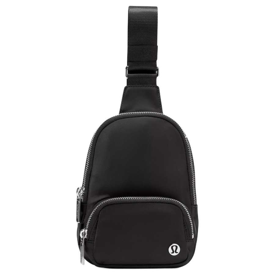 Lululemon Lululemon Everywhere Recycled Polyester Sling Bag Unisex Black