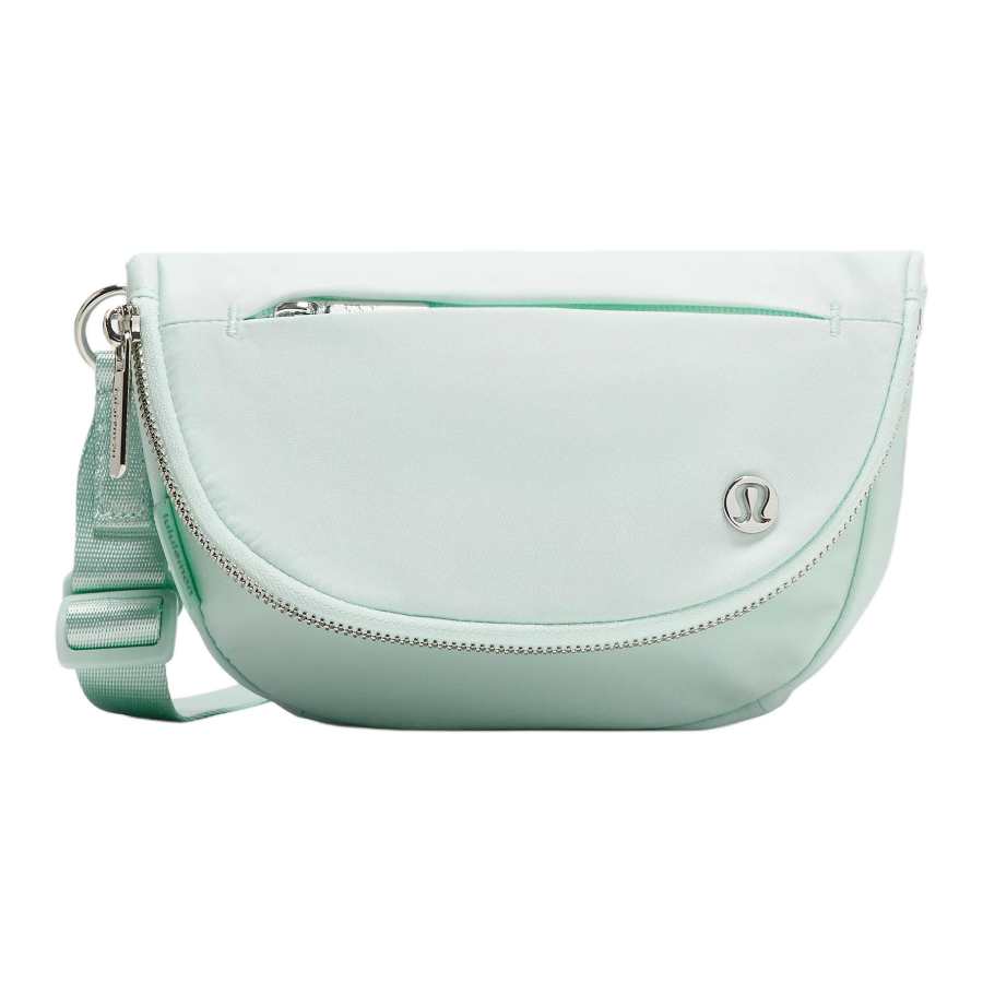 Lululemon All Night Festival Nylon Shoulder Bag, Crossbody Bag Women's Mint Green