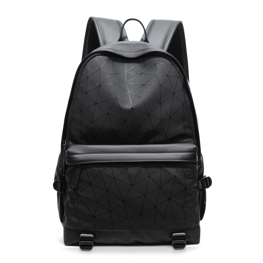Slazenger Slazenger PU Soft Leather Backpack Regular Men's Dark Gray Black