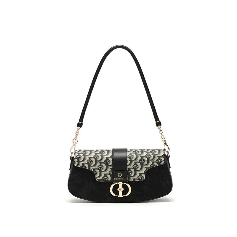 SEPTWOLVES Pu Shoulder Bag Regular Women's Black