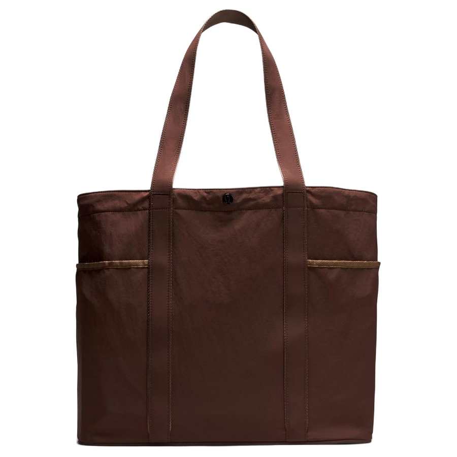 Lululemon Recycled Nylon Tote Bag, Shopping Bag, Handbag, Shoulder Bag Unisex Mocha