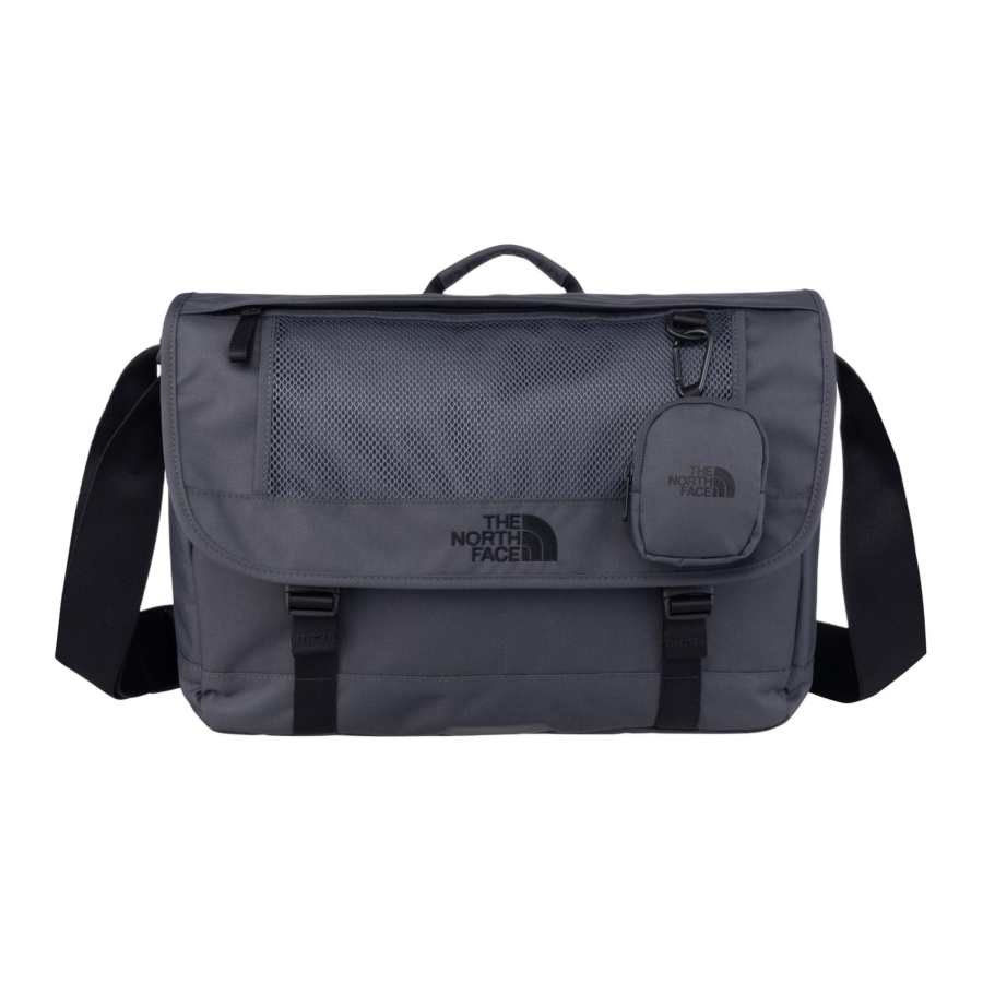 THE NORTH FACE 25L Messenger Bag One Shoulder Portable Outdoor Bag Polyester Charcoal Gray Men's